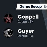 Coppell has no trouble against Guyer
