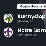 Football Game Recap: Sunnyslope Vikings vs. Notre Dame Prep Saints