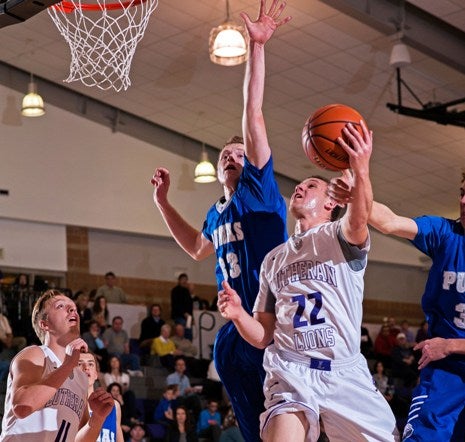 James Willis (22) leads Lutheran into the Class 3A state tournament, which begins Friday around the state. The Lions are seeded third and open the postseason against La Junta.