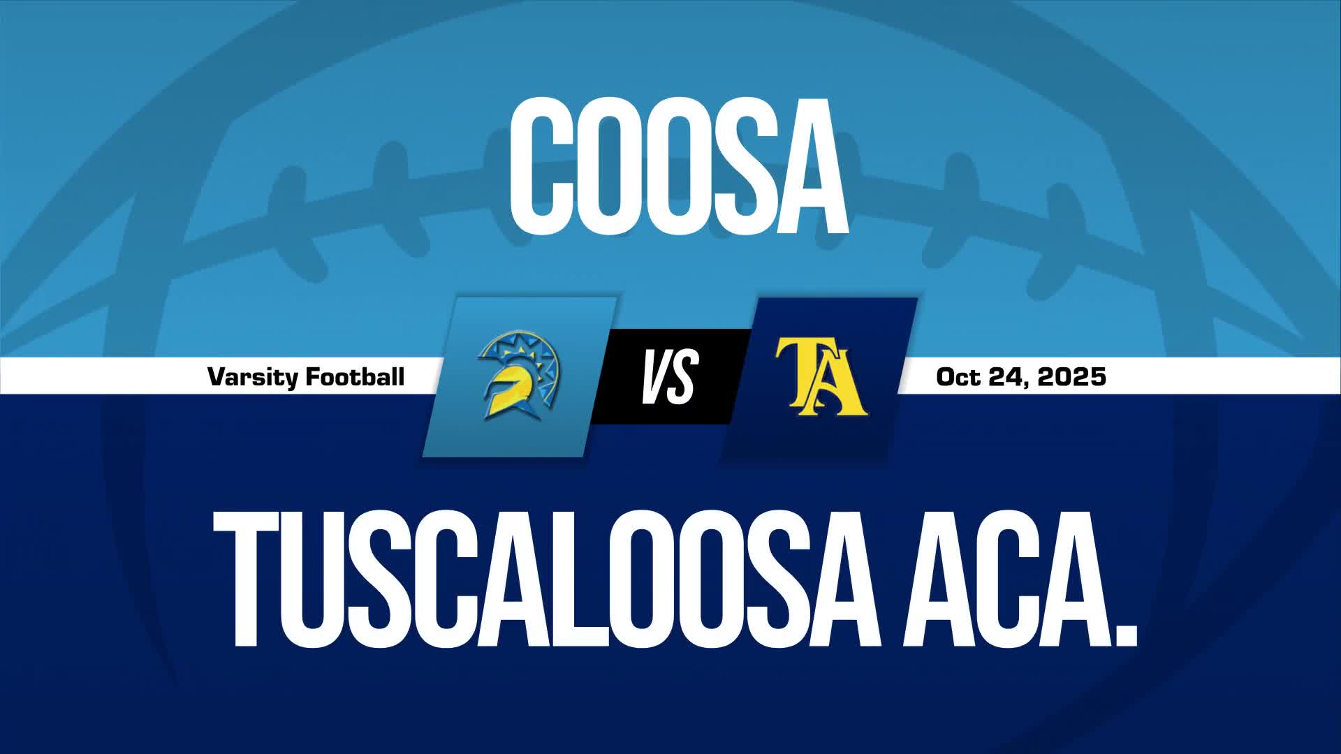 Football Game Preview: Tuscaloosa Academy Knights vs. Pleasant Valley Raiders + How To Watch