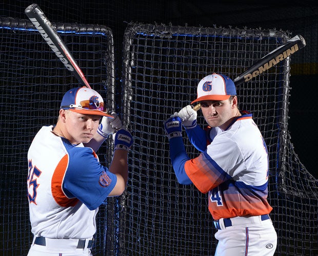Outfielder Matt Hudgins (left) and Third baseman/second baseman Bronson Bowe