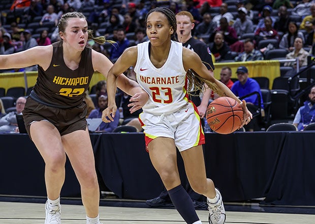 Senior guard Peyton Hill scored 24 points Saturday night to help Incarnate Word Academy knock off Lift for Life Academy and tie the national record for consecutive wins at 138. (FILE PHOTO: David Smith)