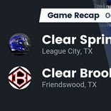 Clear Springs vs. Clear Brook