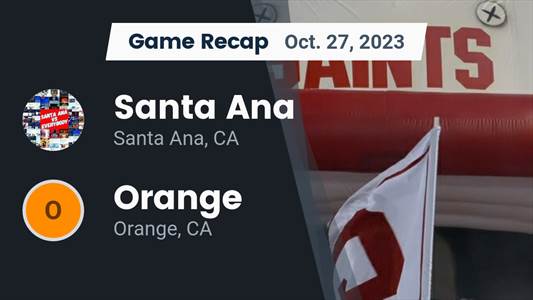 Football Game Recap: Orange Panthers vs. Santa Ana Saints