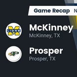 Football Game Recap: McKinney Lions vs. Prosper Eagles