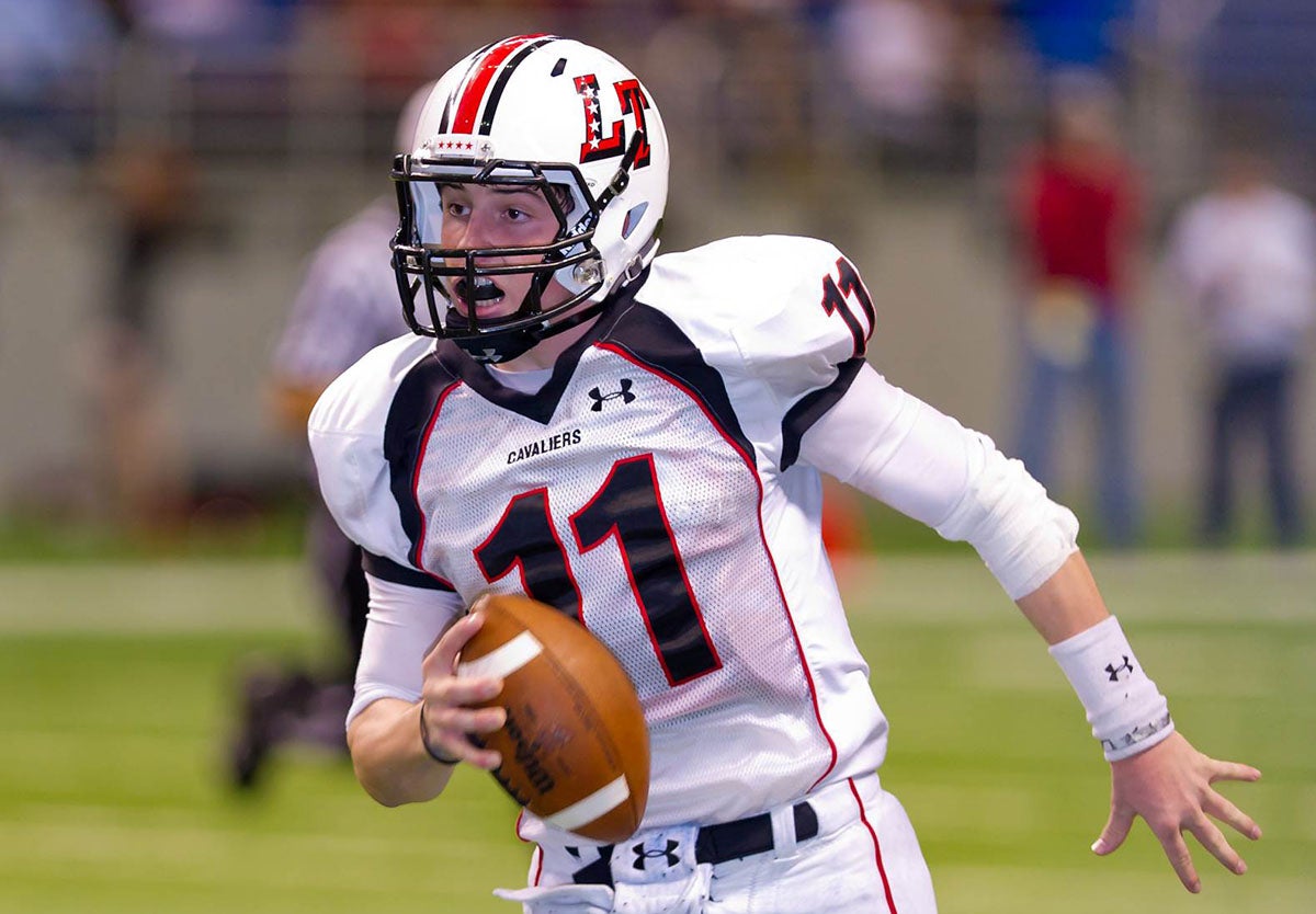 Baker Mayfield led Lake Travis football to a state title and the baseball team to the state semifinals, all during his junior season. (Photo: Lester Rosebrock)