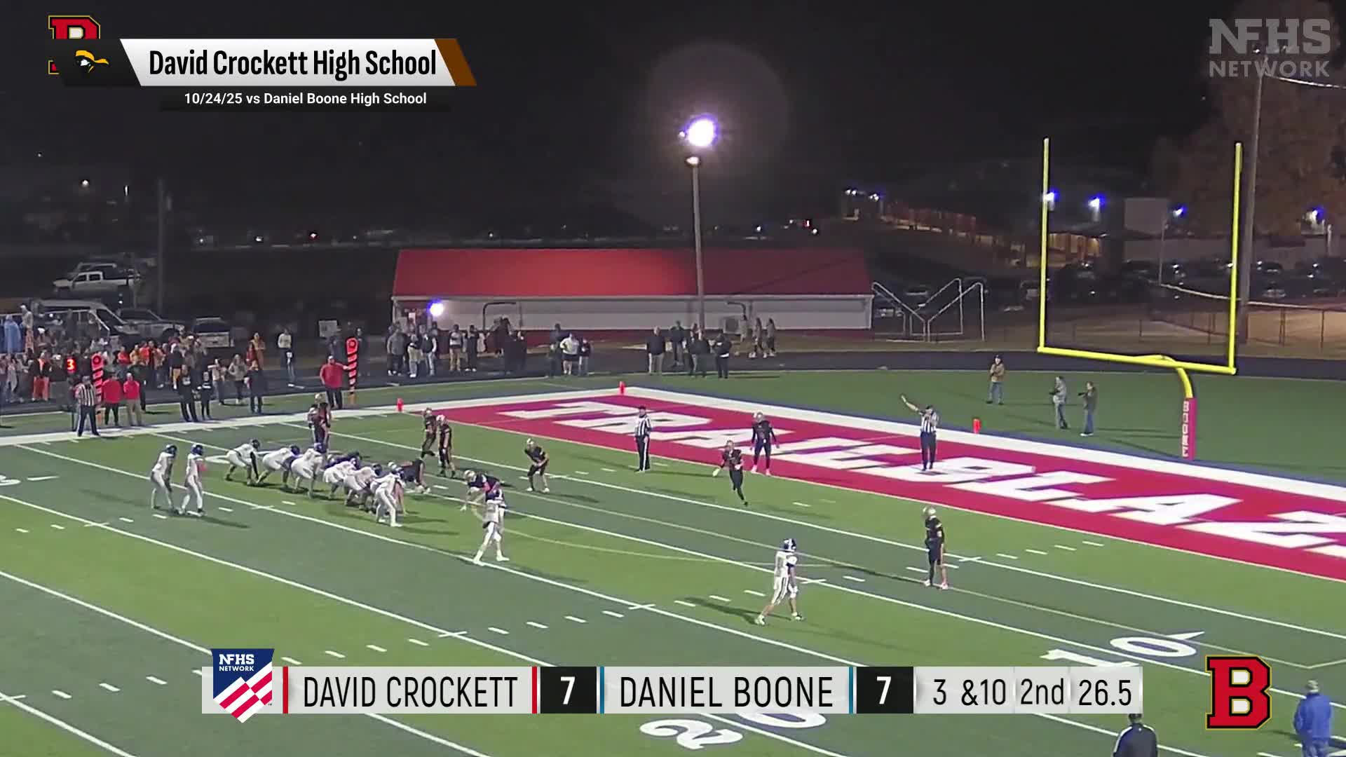 Football Recap: David Crockett Skates Past Cocke County with Ease