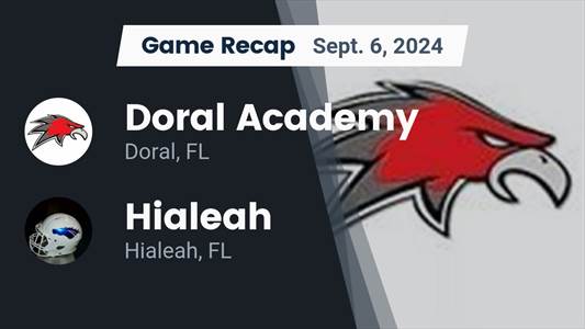 Football Recap: Hialeah's Loss Ends Four-Game Winning Streak on 