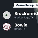 Football Game Recap: Bowie Jackrabbits vs. Breckenridge Buckaroos