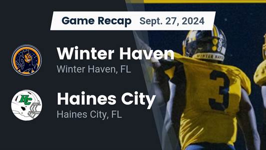 Football Recap: Winter Haven Comes Up Short