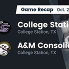College Station beats A&amp;M Consolidated for their eighth straight win