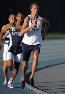Cal-bound Jantzen Oshier wasn't upset
that he just missed out on a state-meet
record or breaking 4 minutes.