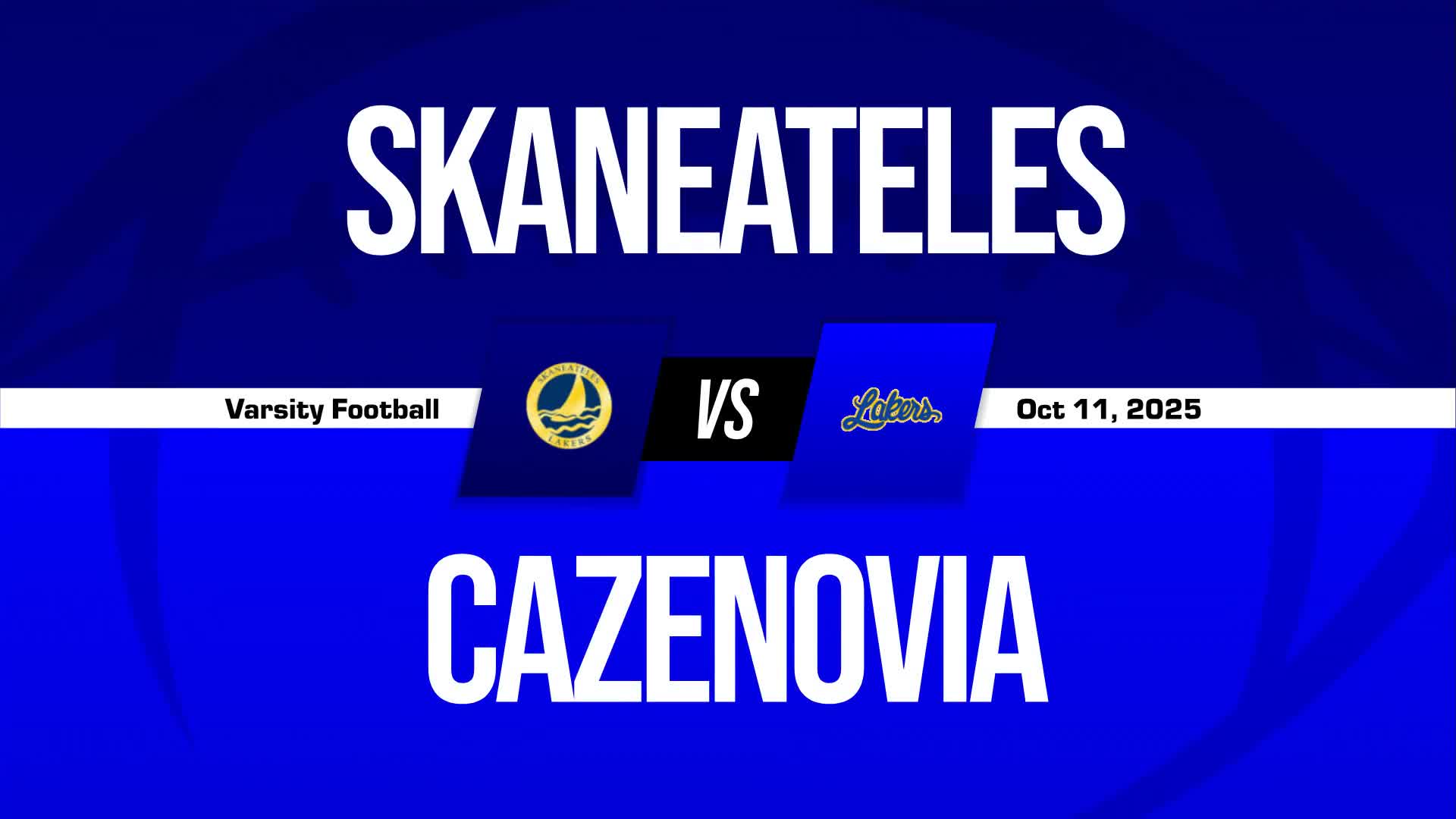 Football Game Preview: Skaneateles Lakers vs. Canastota
