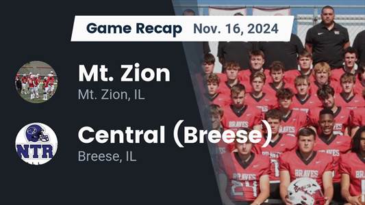 Football Recap: Breese Central Snaps 12-Game Streak of Wins at H