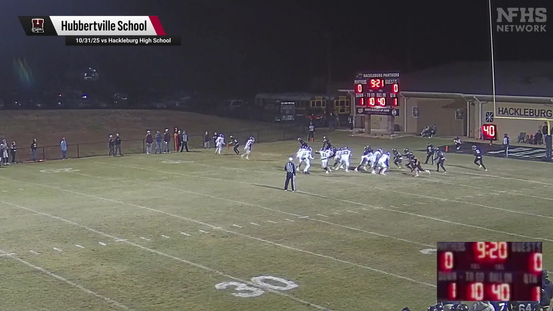 Football Recap: Hackleburg Falls Short of Hubbertville in the Playoffs + How To Watch