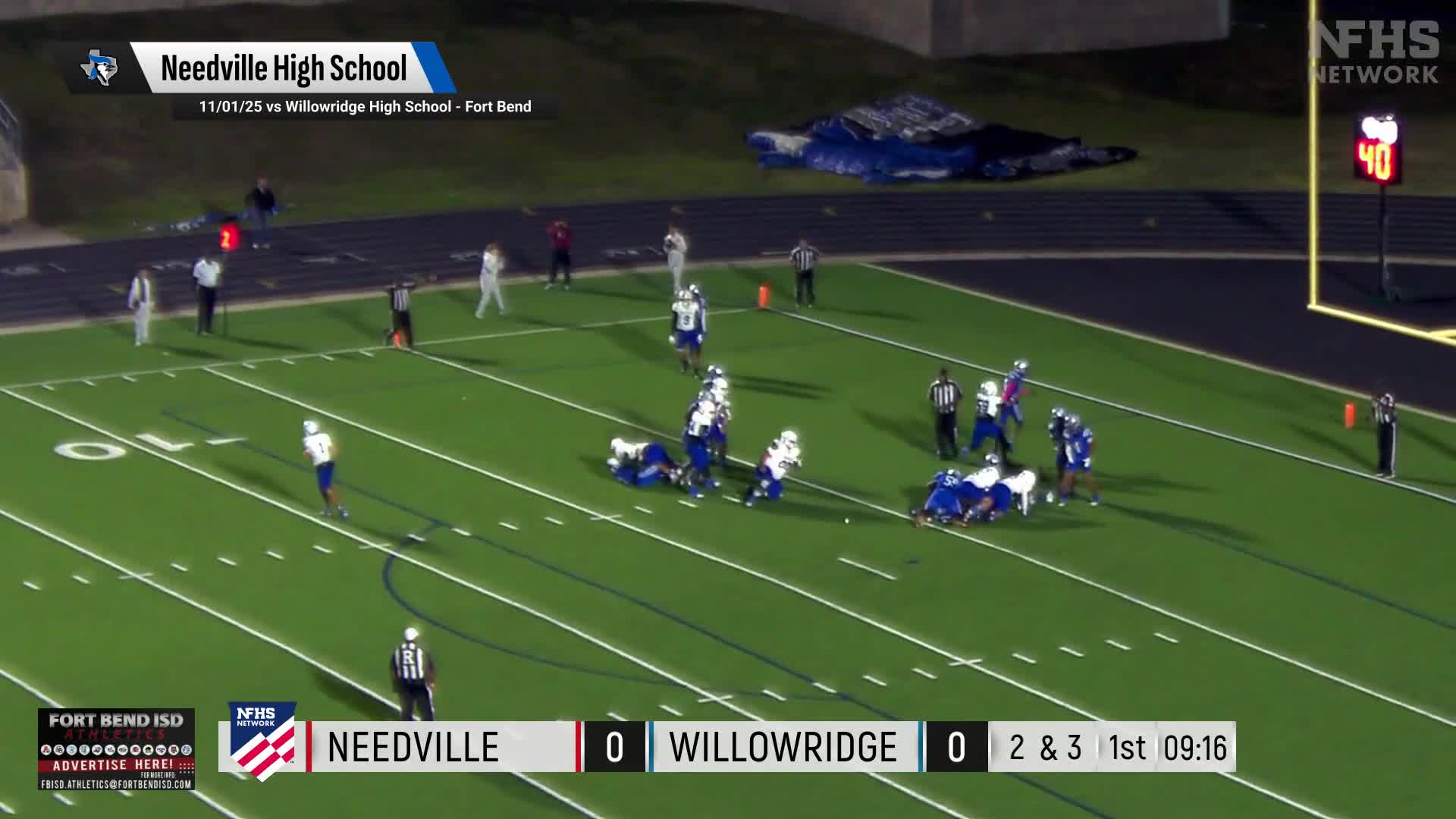 Football Recap: Diego Hernandez Leads Needville's Defense  on Friday + How To Watch