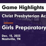 Girls Prep vs. Chattanooga Christian