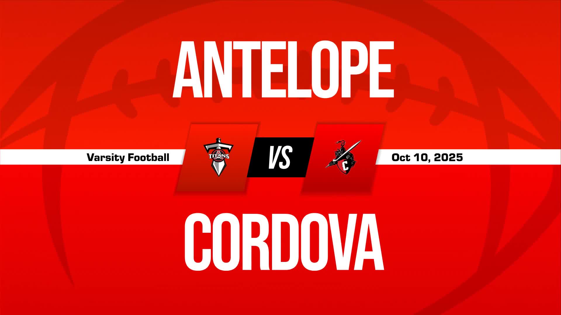 Football Game Preview: Antelope Titans vs. Destiny Christian Aca