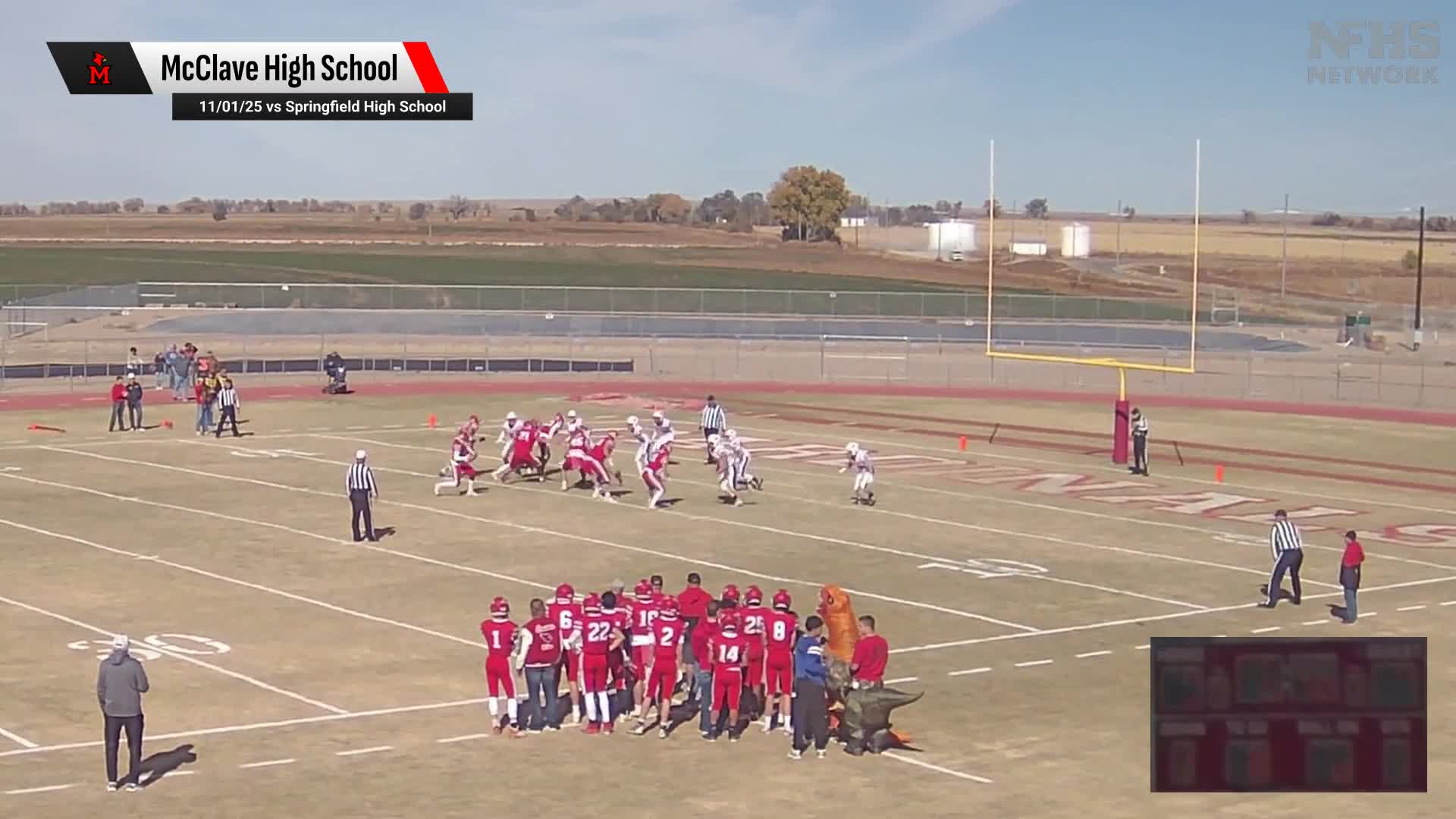 Football Recap: Mcclave Takes Down Elbert in a Playoff Battle