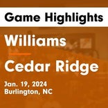 Williams picks up fifth straight win on the road