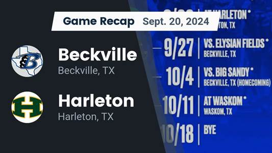 Football Recap: Harleton Takes a Loss