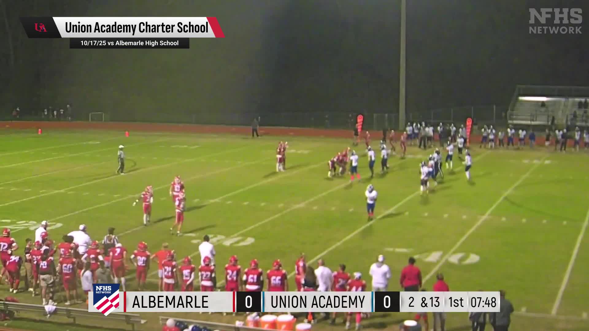 Football Game Preview: Union Academy Cardinals vs. North Stanly Comets + How To Watch