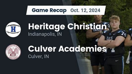 Football Recap: Culver Academies Skates Past Glenn with Ease