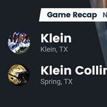 Football Game Recap: Klein Bearkats vs. Klein Collins Tigers
