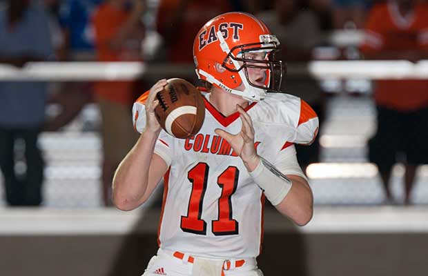 Notre Dame quarterback Gunner Kiel, Columbus East (Columbus, Ind.)