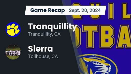 Football Game Preview: Tranquillity Tigers vs. Parlier Panthers