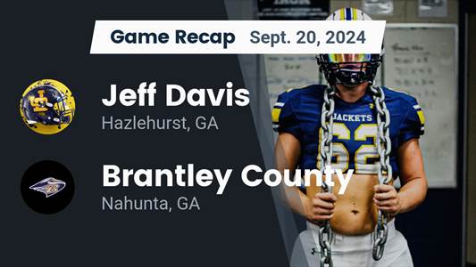 Football Recap: Brantley County's Losing Streak Snapped at Five 