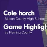 Baseball Recap: Cole Horch can't quite lead Mason County over Lewis County