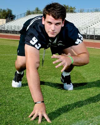 Defensive lineman Garrett Rand