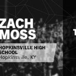 Baseball Recap: Zach Moss can't quite lead Hopkinsville over Christian County