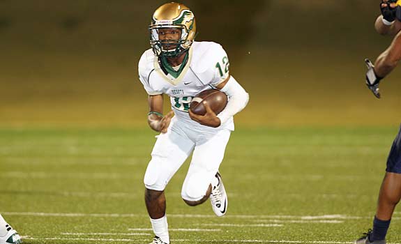 Raheem Wilson commands the DeSoto offense.