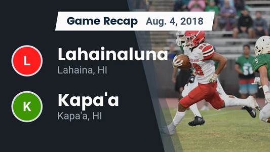Football Game Recap: Baldwin vs. Lahainaluna