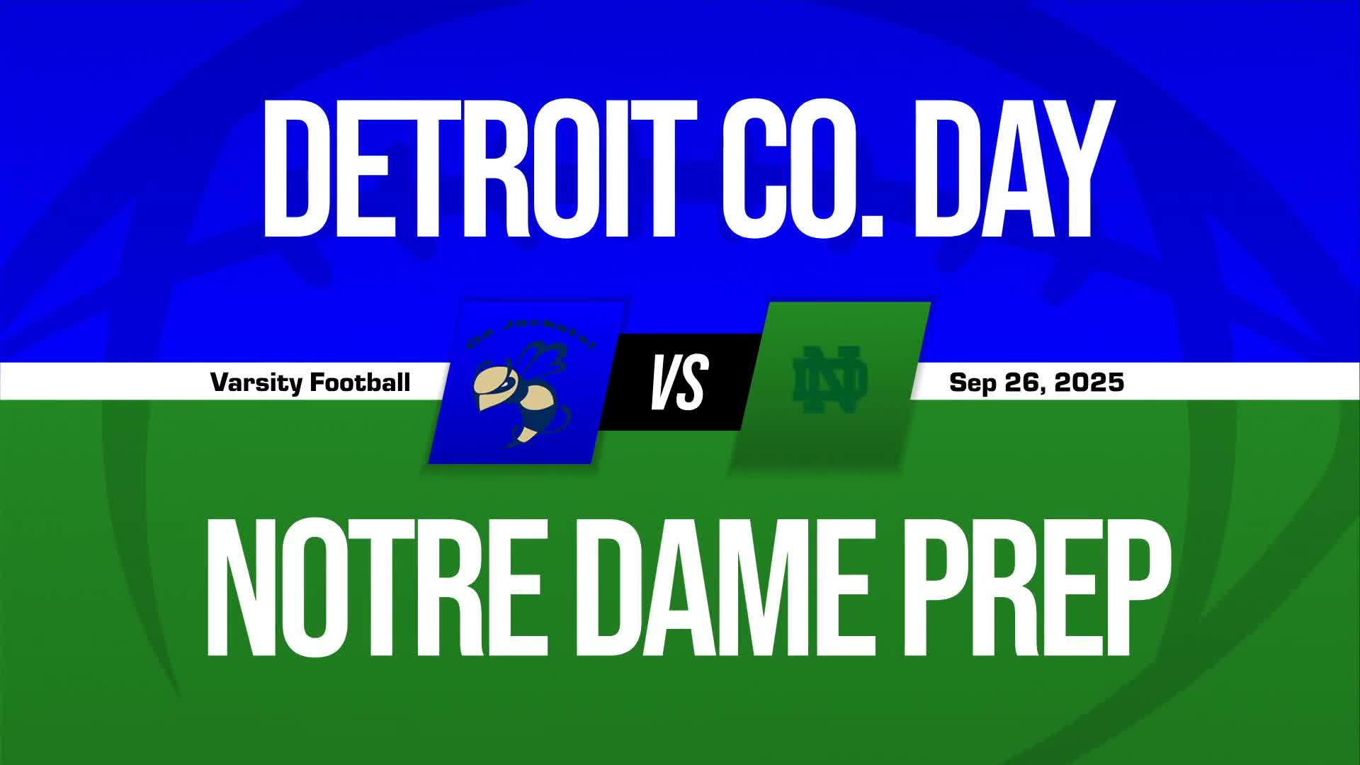 Football Game Preview: Detroit Country Day Yellowjackets vs. St. Mary's Prep Eaglets + How To Watch