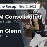 Football Game Recap: Glenn Grizzlies vs. A&amp;M Consolidated Tigers