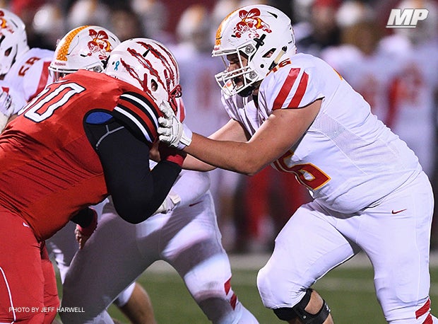 Brecksville-Broadview Heights lineman Luke Kirin was All-Ohio last season. He holds an offer from Toledo. 