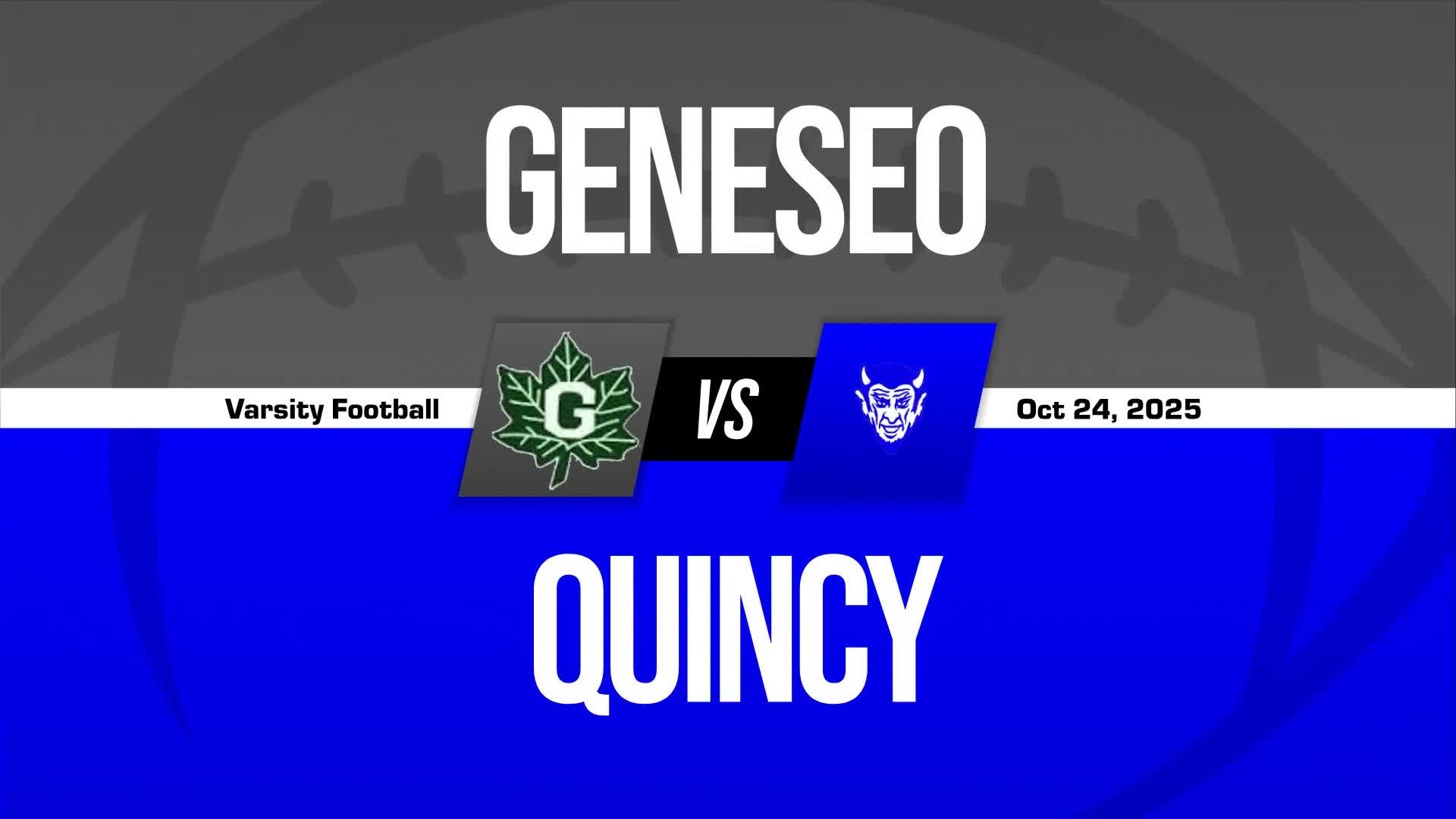 Football Recap: Geneseo Piles Up the Points Against Macomb