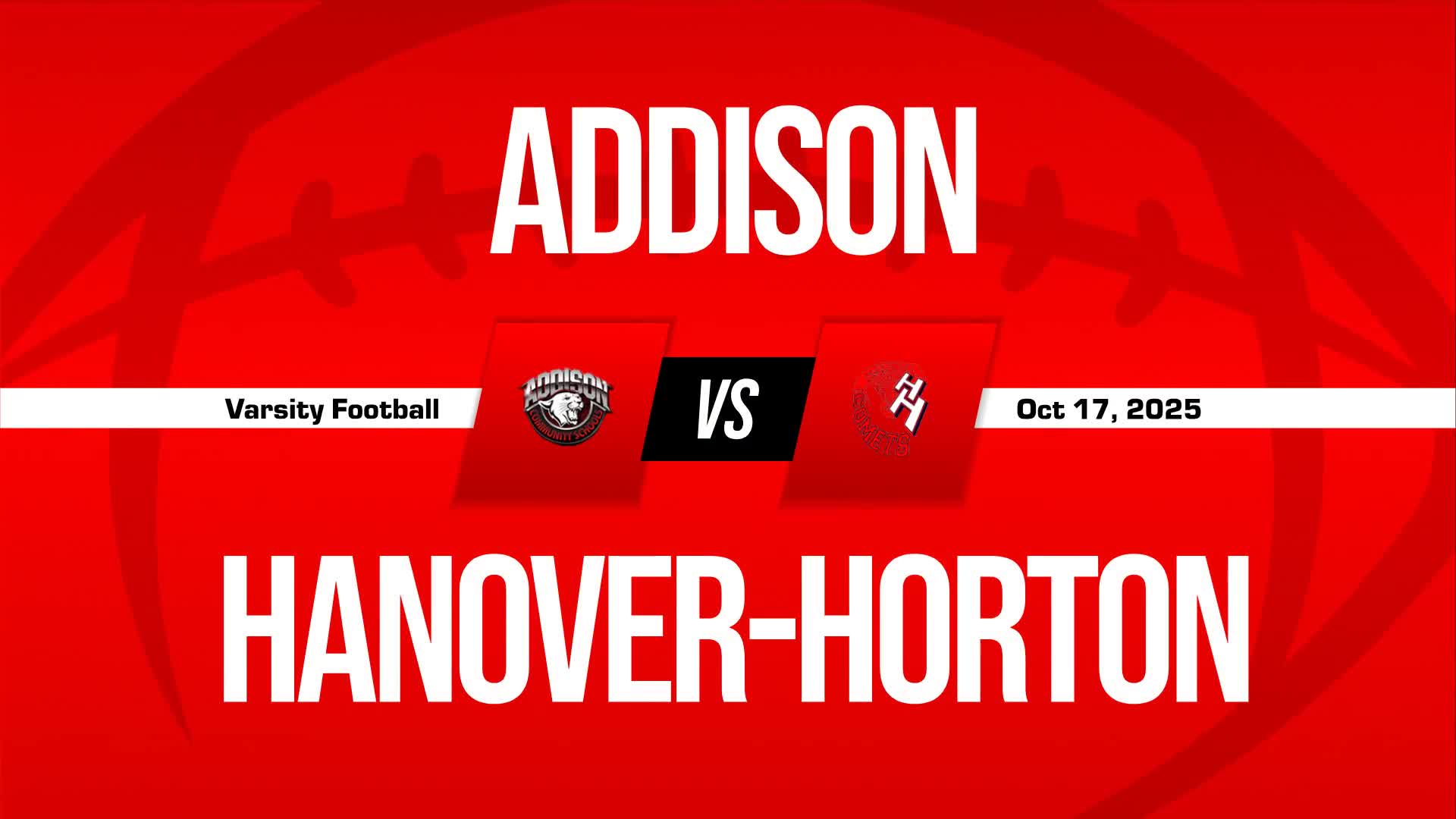 Football Game Preview: Addison Panthers vs. Grass Lake Warriors