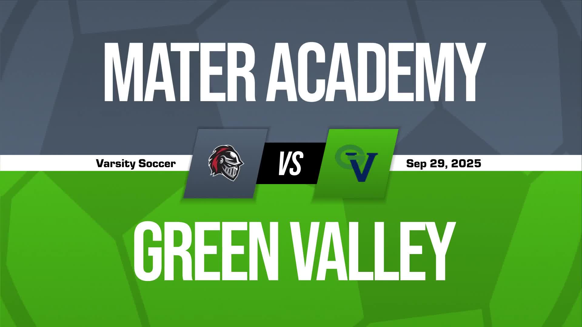 Soccer Game Preview: Mater Academy East Las Vegas vs. Sports Leadership & Management