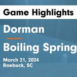 Soccer Game Preview: Dorman Plays at Home
