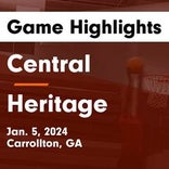 Basketball Game Recap: Heritage Generals vs. Central Lions