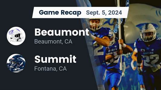 Football Game Recap: Summit Gets the Win