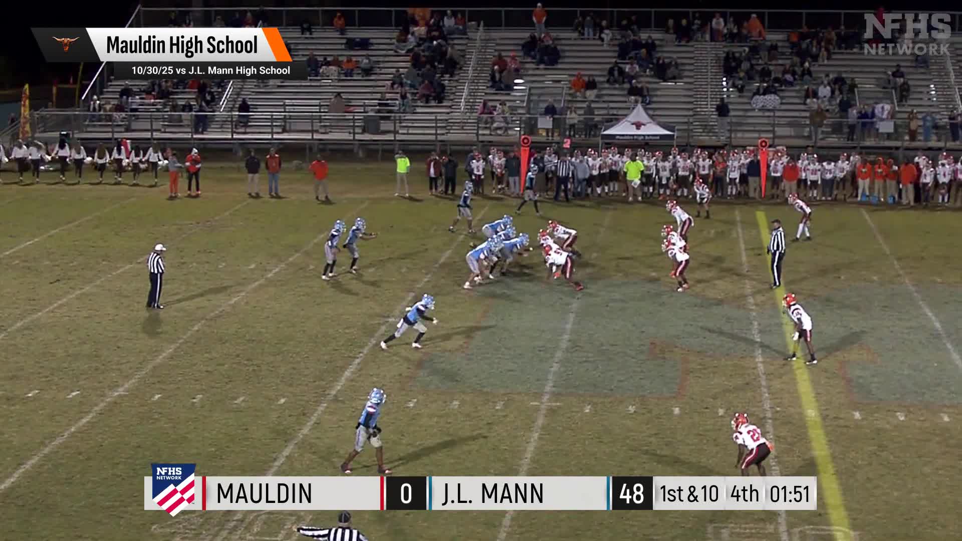 Football Recap: Mauldin Falls Short of Boiling Springs in the Playoffs + How To Watch