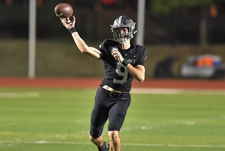 Mestemaker completed 22 of 30 pass attempts for 316 yards in his high school career. (FILE PHOTO: Jim Parker)