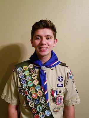 Fitzpatrick earned Eagle Scout status at age 13.