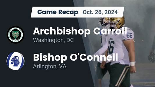 Football Game Preview: Archbishop Carroll Lions vs. St. Mary's Ryken Knights