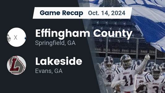 Football Recap: Lakeside Drops Season-High Score on Effingham Co